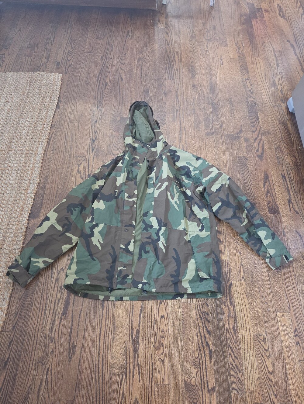 Men's Vintage Brigade Quartermasters Camo Jacket Size XXL.